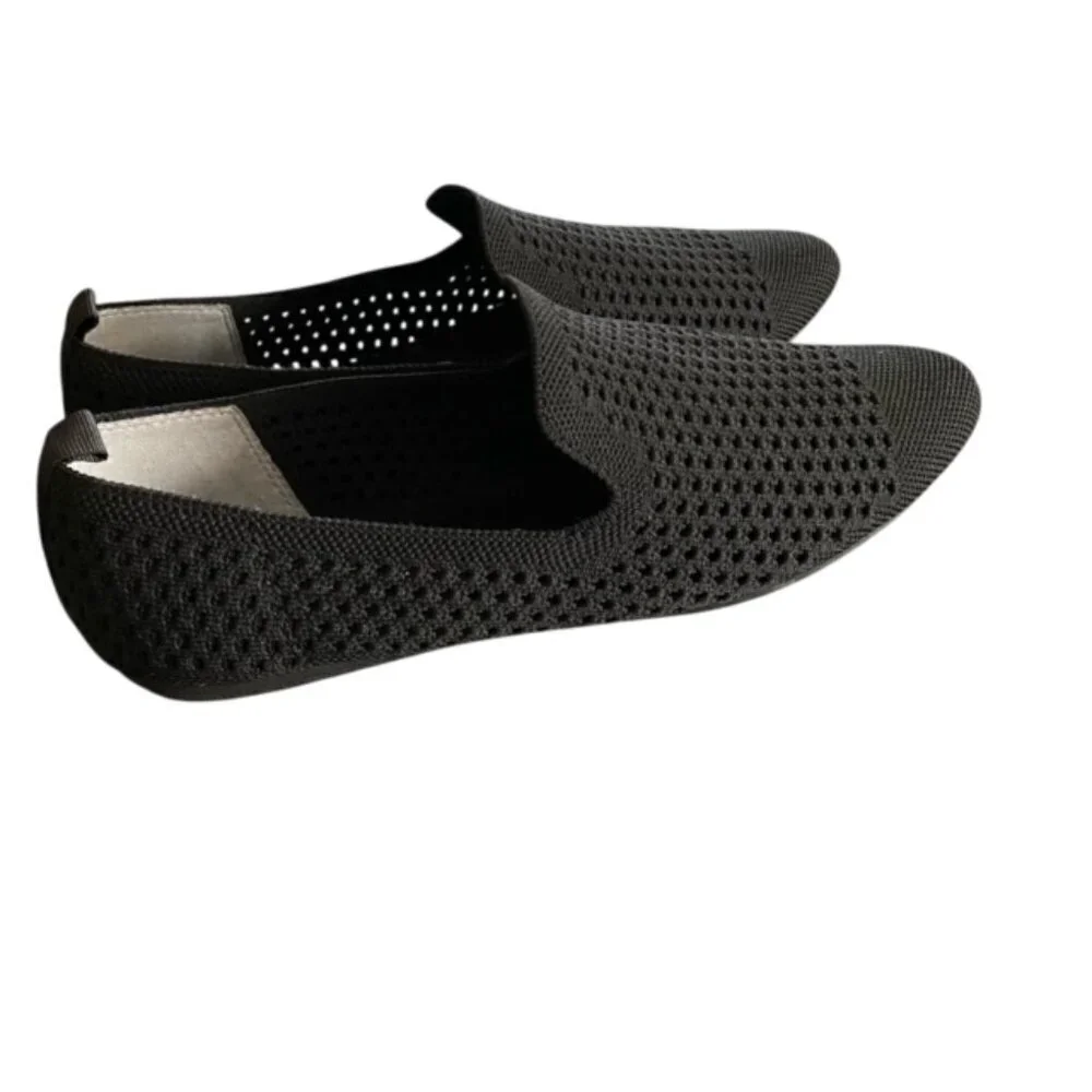 Vince Camuto Fabeau Slip-on Washable Knit Flats in Black 8